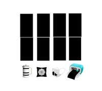 Infusible Lot de 8 cartouches d'encre de transfert pour Cricut Joy, noir Infusible Infusible 11,4 x 30,5 cm Papier de transfert insoluble Feuille d'encre de sublimation pour machine à presser à chaud