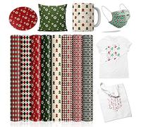 Infusible Lot de 8 feuilles d'encre de transfert pour impression de Noël Motif flocons de neige 30,5 x 30,5 cm