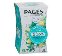 Infusion à froid saveur Menthe Citron Pagès - Boîte de 20 sachets
