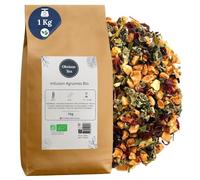 Infusion Agrumes Bio - Infusion Vegan aux Fruits, en Vrac, 100% Naturel, Sans OGM - Agriculture Biologique - Fabrication Française - Sachet 1 kg (500 Tasses)