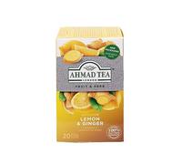 Ahmad Tea Infusion Citron et gingembre - Boîte de 20 sachets
