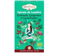 Shoti Maa Infusion Ayurvédique Bio Spirale de Lumière - Échinacée, Gingembre & Cynorrhodon Harmonie