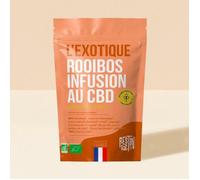 Infusion BIO au CBD Rooibos Exotique apaisante stress douleurs sommeil REST IN TIZZ