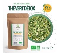 Infusion Bio au Chanvre (22%) POP CBD ""THÉ VERT DÉTOX""