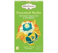 Infusion Bio "Équilibre Basique" Feuille de Boulot, Menthe Verte & Pissenlit | Shoti Maa - Gamme Triple Pouvoir