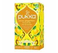 Pukka, Infusion Biologique et Ayurvédique, Goût Citron Gingembre et touche de Miel de Manuka, 100% des Ingrédients Issus du Commerce Equitable, 20 Sachets
