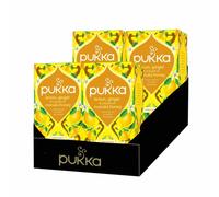 Infusion Bio Pukka Citron, Gingembre et touche de Miel de Manuka - 4 boites - 80 sachets
