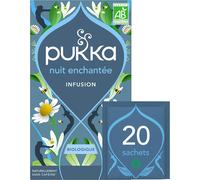 Infusion Biologique Et Ayurvédique,Nuit Enchantée,100% Des Ingrédients Issus Du Commerce Equitable,20 Sachets