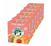 Infusion Éléphant Pêche Abricot Thym - 6 boites - 120 sachets pyramide