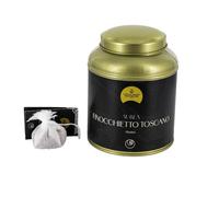 Infusion « Fenouil Toscan » 100 g - Mélange aromatique avec tilleul, camomille, mauve, menthe, eucalyptus, thym et sauge - Relaxation & après-repas - Produit en Italie