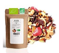 Infusion Fruitée Bio Orange Fraise - Pour les enfants - 100g (40 tasses) - Thé en vrac 100% Agriculture Biologique - Mes-Thés
