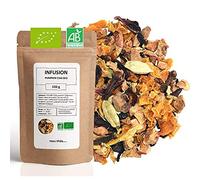 Infusion Fruitée Bio Pumpkin Chai - 100g (40 tasses) - Thé en vrac 100% Agriculture Biologique - Mes-Thés