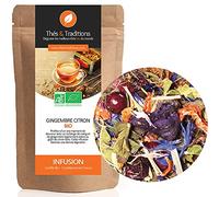 Infusion Gingembre Citron bio | Pour bien débuter la journée | Sachet 100g vrac | ★ Certifié Agriculture biologique ★