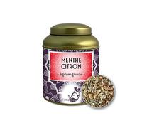 Infusion MENTHE CITRON VRAC 100g - LOMATEA - Conditionnement : Boite métal