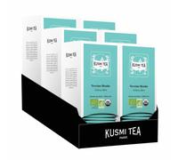 Infusion Verveine-Menthe Poivrée Bio Kusmi Tea - 6 boites - 150 sachets enveloppés