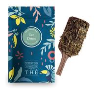 Infusion Zan Détox COMPTOIR FRANÇAIS DU THÉ | 100g d'Infusion maté, Thé vert et Citronnelle | Idéale tout au long de la journée