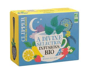 Infusions Bio Découverte Clipper - Coffret de 60 sachets
