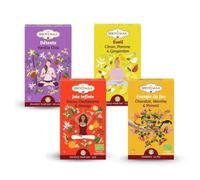 Infusions Bio Sans Caféine - Booster Énergie, Digestion Facilitée, Bonne Humeur, Relaxation Soir - Plantes Naturelles et Saveurs Équilibrées