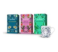 Infusions Biologiques - Pukka - Pack de 3 + Tasse Offerte - Commerce Équitable - 60 Sachets