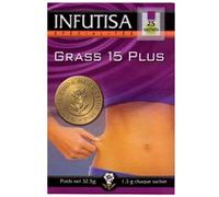 INFUTISA GRASS 15 infusion 25bolsitas - infusion aux plantes pour des pauses détente, se savoure nature ou avec un peu de miel et associe fonctionnalité pratique et sensation agréable jour après jour.