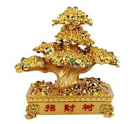 ing Crystals Argent Jaune Salon Fortune Ornements Décoration en Cristal Créatif Maison Bureau Boutique Cérémonie d'ouverture Reiki Chakra Pierre Bonsaï Arbre
