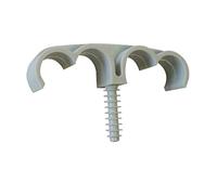 ING FIXATIONS Fixation de Gaines et Tubes Fix-Ring Quadruple-Ø 25 mm-Boîte de 50-A302600