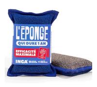 INGA - 2 X Eponges Réutilisables Lavables - Très Efficaces, Ne Rayent Pas - Fabriqué en Europe - Éponge Lavable Qui Dure 1 an.