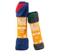 INGA - 4 Microfibres Lavables : 2 Absorbe-Tout + 2 Dépoussière-Tout | Ultra Absorbante - Élimine la Poussière - Multi Usages - Zéro Trace - Dure 5 ans - Lavage Machine - Fabriqué en Europe