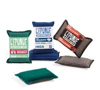INGA - 6 Éponges Lavables: 2 Grattante + 2 Salle de Bain + 2 Poêle Plaque