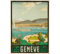 Inga Geneve Plm De La Neziere Plaque en métal rétro avec plaque en métal humoristique 20,3 x 30,5 cm