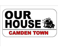 Inga Madness Plaque murale pour décoration de rue Motif Madness Our House 20,3 x 30,5 cm