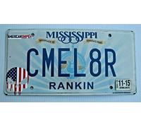 Inga Mississippi Plaque d'immatriculation Cmel8R See Me Later Bye Bye Ms Plaque d'immatriculation 6 x 12 Pouces