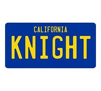 Inga New Sign Knight California Réplique de Plaque d'immatriculation 15,2 x 30,5 cm