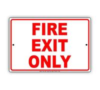 Inga Panneau mural en étain Motif sortie de feu 20,3 x 30,5 cm