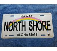 Inga Plaque d'immatriculation 15,2 x 30,5 cm Hawaii Rainbow Aloha State North Shore Surfing