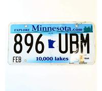 Inga Plaque d'immatriculation Minnesota 896 Ubm 15,2 x 30,5 cm