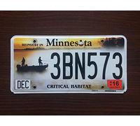 Inga Plaque d'immatriculation Minnesota USA - 15,2 x 30,5 cm