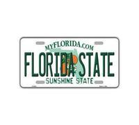 Inga Plaque d'immatriculation Seminoles État de Floride 15,2 x 30,5 cm