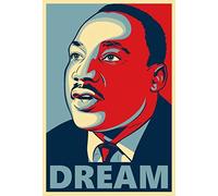 Inga Poster Martin Luther King Jr Dream Decor Black History Home Decor Art Wall Decor 20,3 x 30,5 cm
