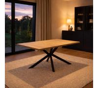 Inga table extensible 8 personnes effet bois 200cm