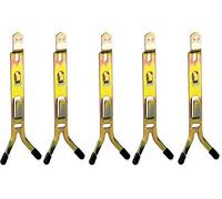 Ingbertson Support mural universel stable pour extincteur à main, extincteur à poudre, extincteur à mousse, extincteur ou extincteur de CO2 pour fixation murale (5, métal)