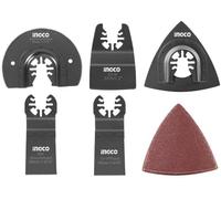 Ingco Aktmt1502 Set d'accessoires pour outil multifonction 15 lames papier abrasif Delta