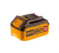 INGCO Batterie au Lithium-ION INGCO 20 V 4,0 Ah, Compatible avec Tous Les Outils électriques ingco, sans Chargeur FBLI2002