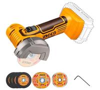 Ingco Cagli76011 Mini Meuleuse à Batterie 20 V Outil de Coupe Outillage Outil Seul Corps