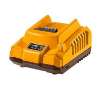 INGCO Chargeur Intelligent Rapide 20V, Compatible avec Tous Les Outils Électriques INGCO, Non Compatible avec Les Outils électriques d'autres Marques FCLI2001E