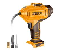 INGCO Compresseur à Air Sans Fil 20V (Produit Seul) 150PSI Gonfleur Pneus Voiture, Pompe à Air Électrique Parfait pour Voitures Motos Vélos CACLI2018E