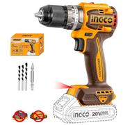 Ingco Perceuse visseuse à percussion li-ion 20 V sans chargeur ni piles