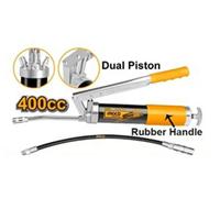INGCO Pistolet Graisseur Manuel en Acier 400cc + Tuyau Flex. Haute Pression