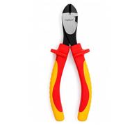 ingdaum® Pince Coupante Latérale Robuste 7" pour Électricien | Isolée 1000 V, Testée VDE, Certifiée GS selon DIN EN IEC 60900, Acier chrome-vanadium, Poignées ergonomiques bi-matière