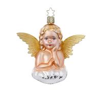 Inge-glas - Décoration de Noël - Ange gardien - Verre - Dimensions : 10,5 cm